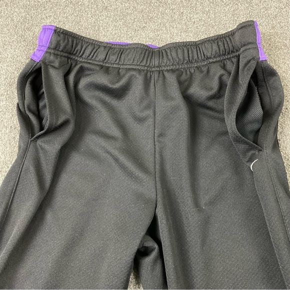 Nike Dri-Fit Black Purple Joggers Youth Size XL - Picture 7 of 12